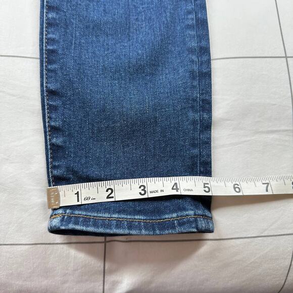 Madewell Jeans Womens 26 Blue Curvy High Rise Skinny Lanette Wash Denim Stretch - Picture 12 of 12